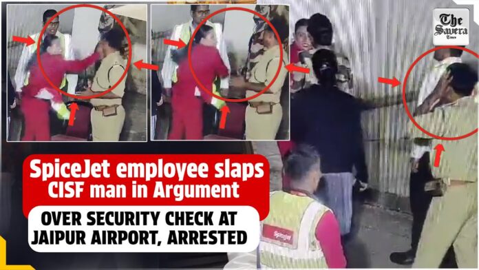 SpiceJet employee slap CISF officer